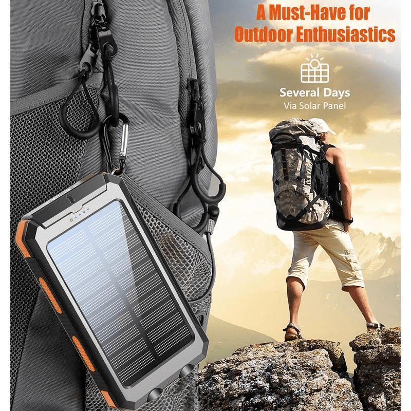 10000mAh Portable Solar PowerBank