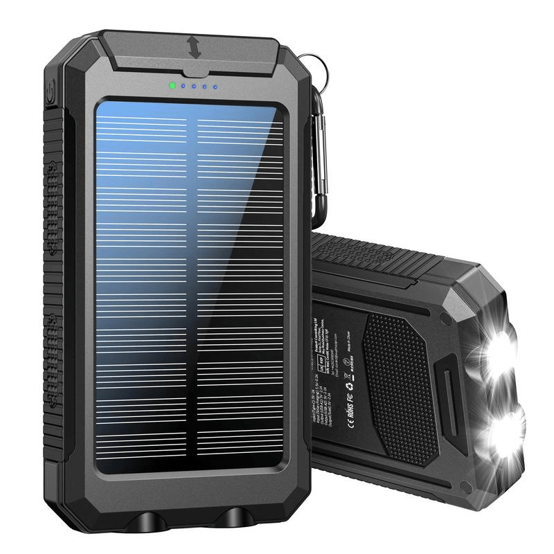 10000mAh Portable Solar PowerBank