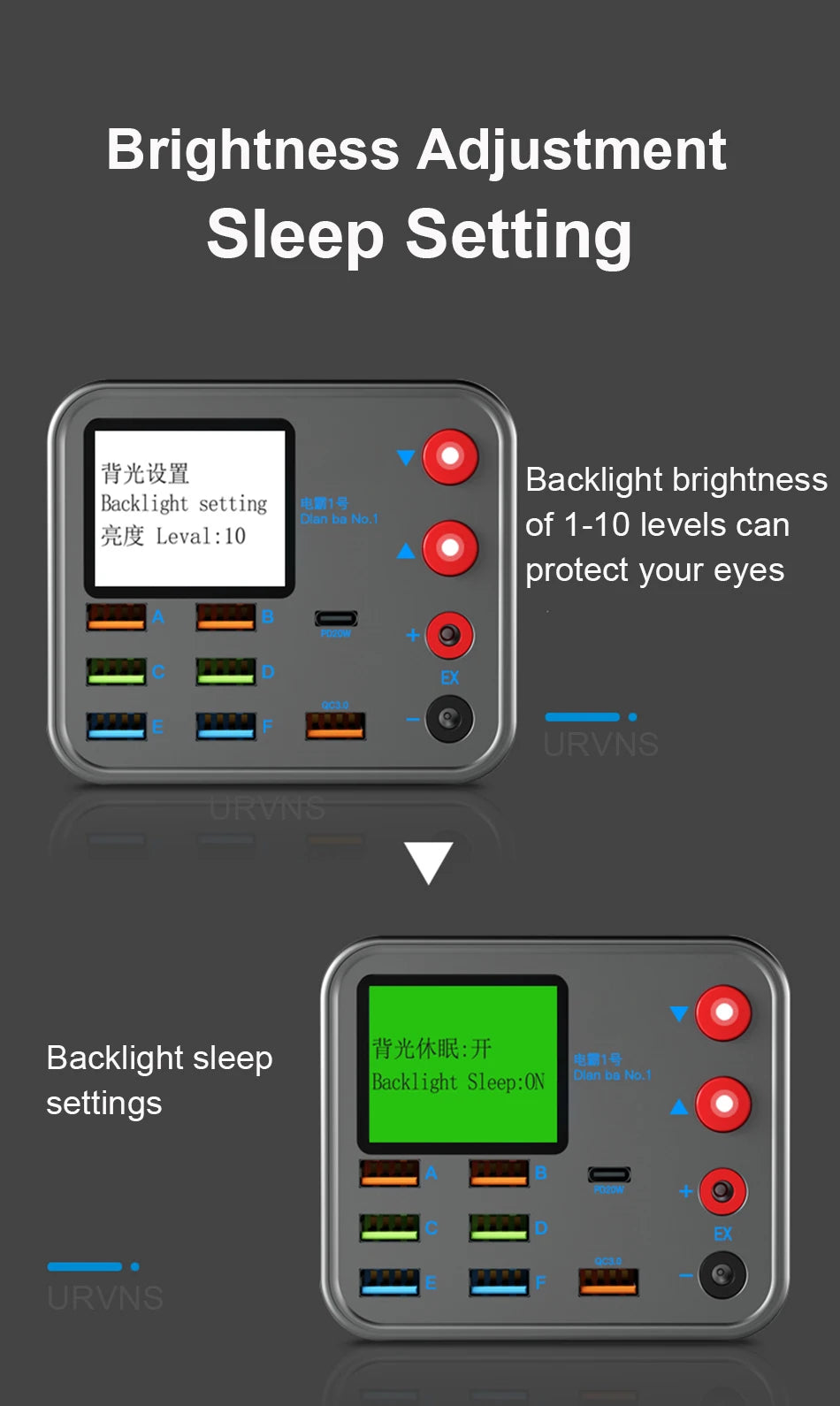 8 Port USB PD Fast Charging