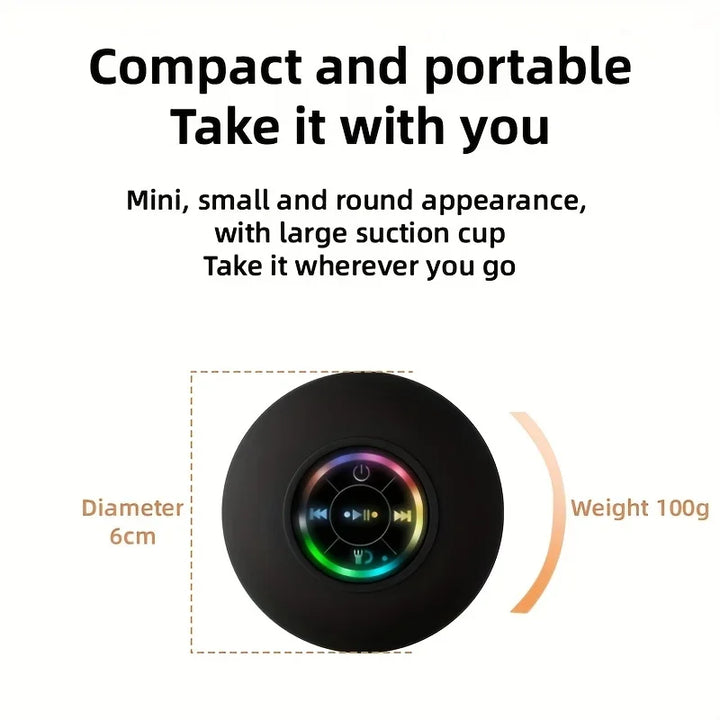 Bathroom Waterproof Bluetooth Speaker
