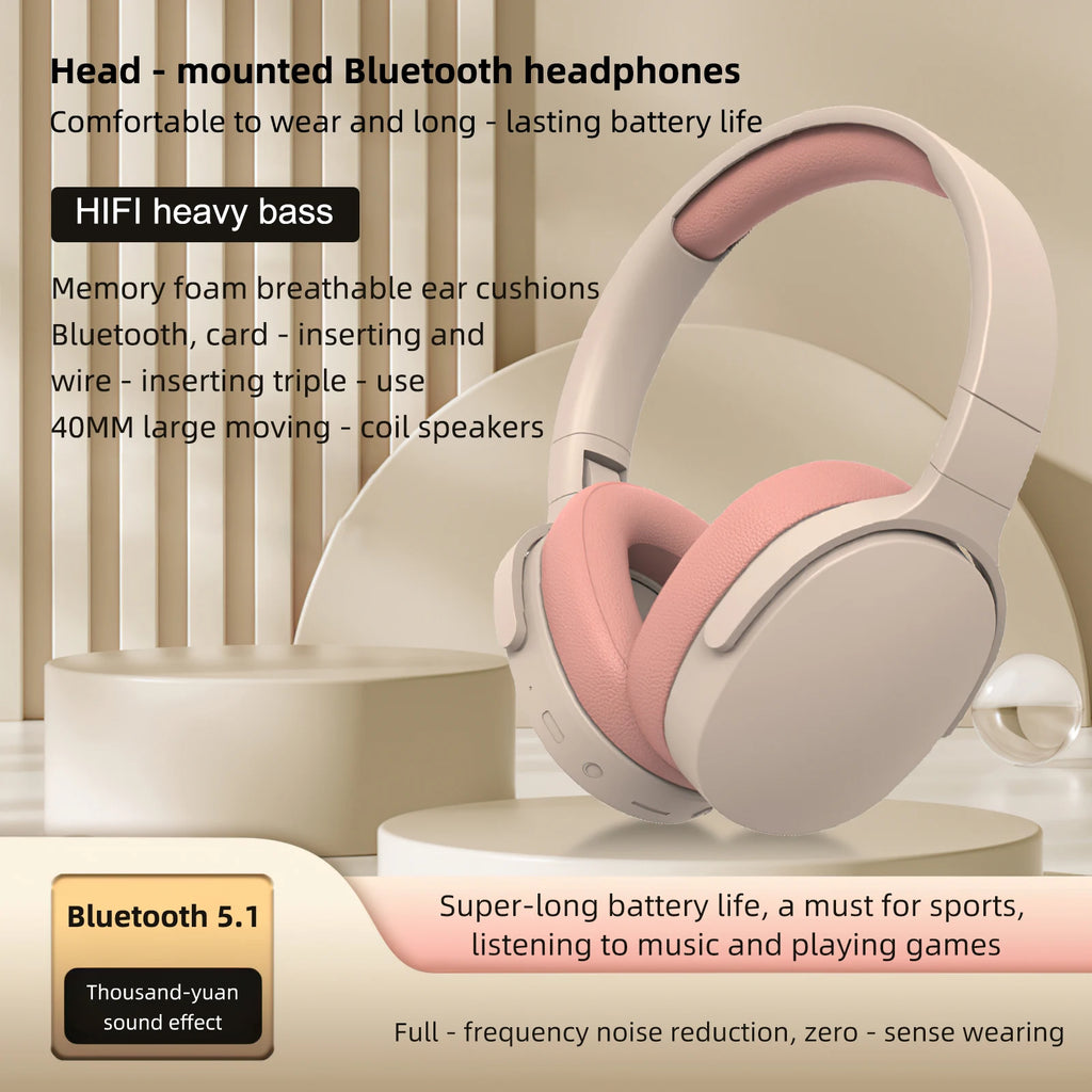 Wireless Headphones Bluetooth 5.1