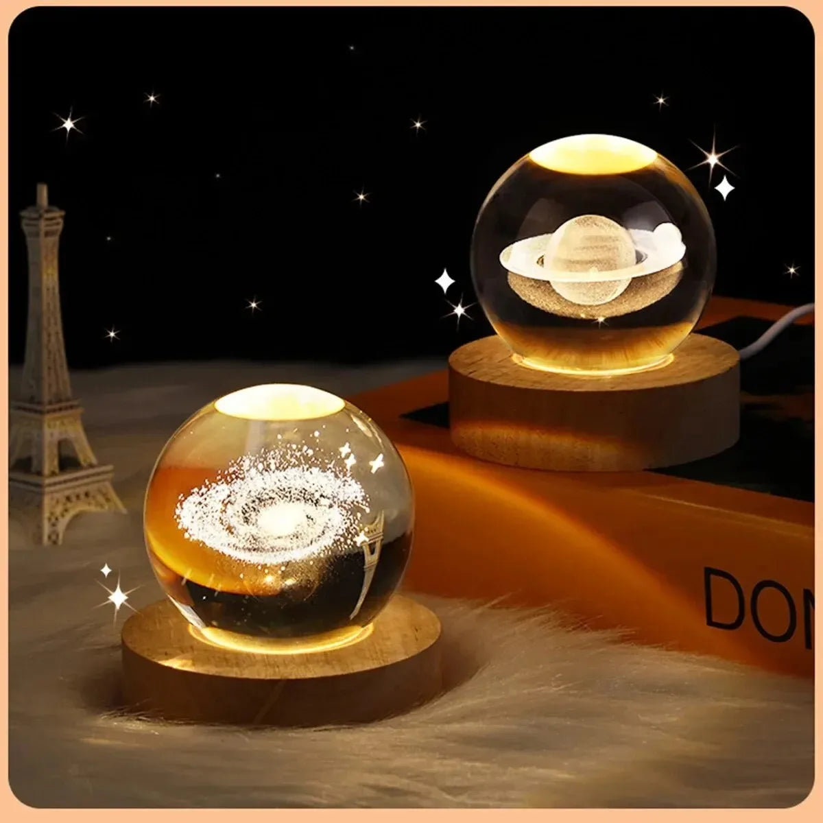 LumaSphere™ 3D Galaxy Crystal Ball Lamp
