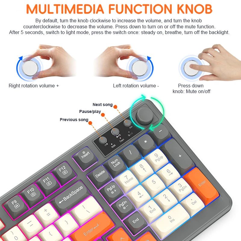 98 key Wireless Keyboard