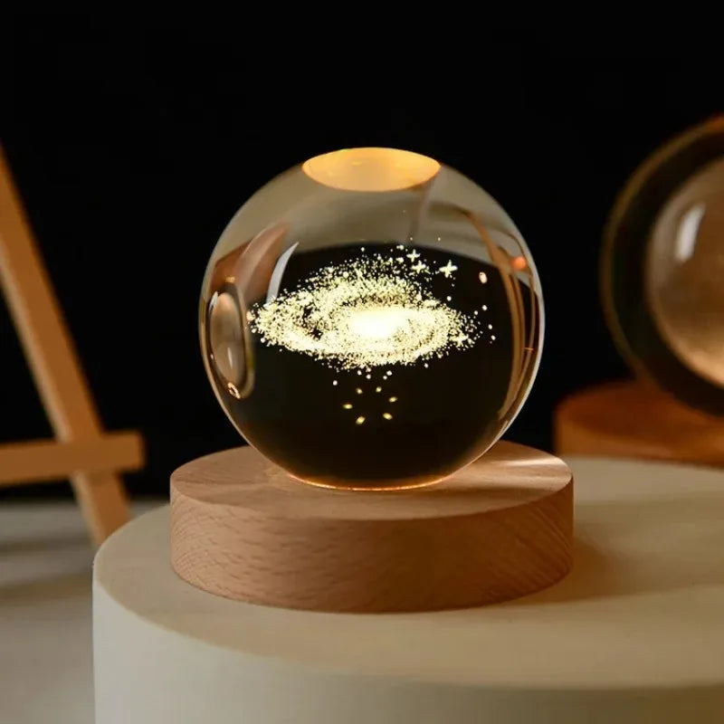 LumaSphere™ 3D Galaxy Crystal Ball Lamp