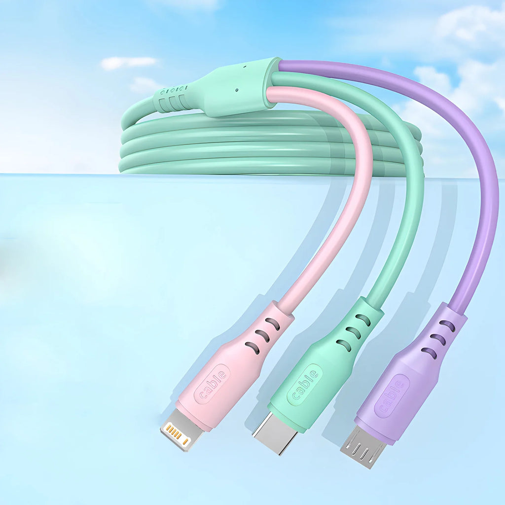3 In 1 Fast Charging Cable