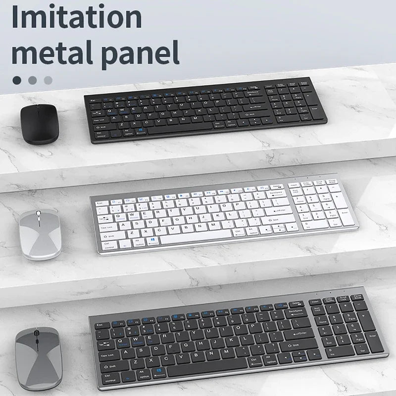 Wireless Keyboard Mouse Bluetooth 5.0