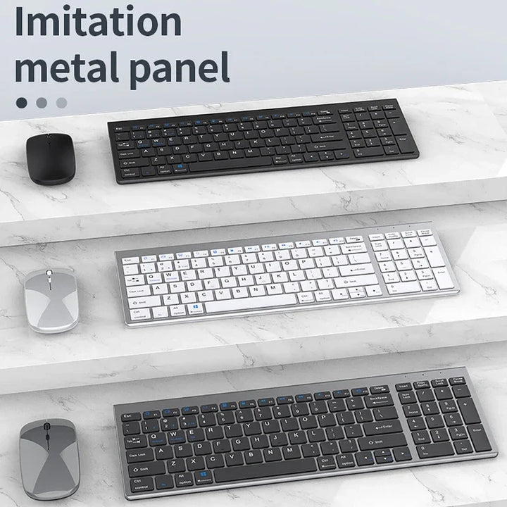 Wireless Keyboard Mouse Bluetooth 5.0