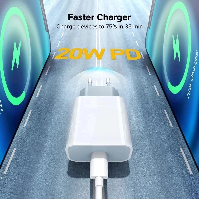 PD Charger 20W Fast Charging