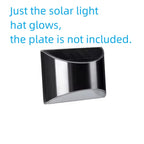 Custom Solar LED House Number Plate