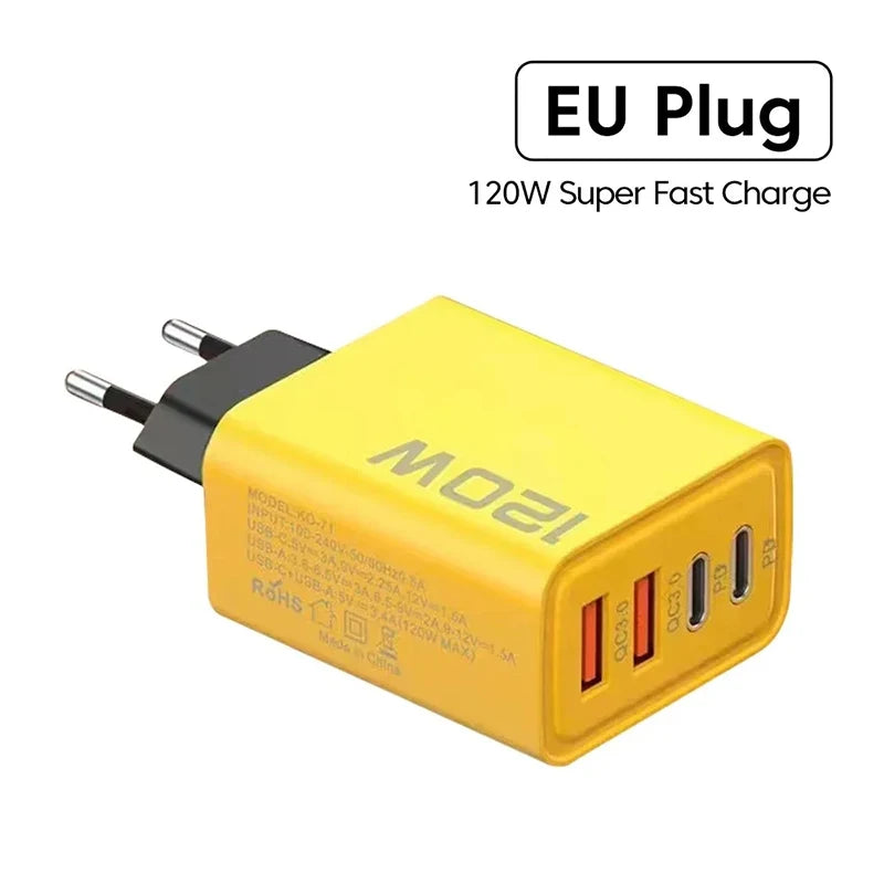 4 Port USB C PD Charger