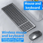 Wireless Keyboard Mouse Bluetooth 5.0
