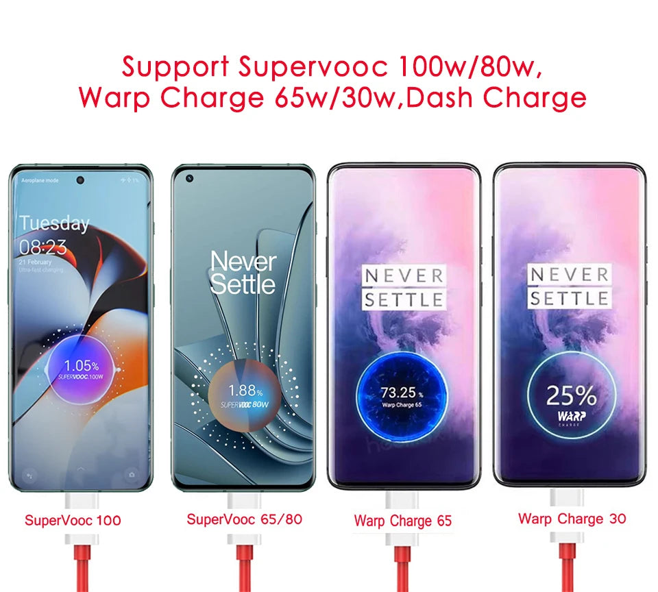 Original  Supervooc 100W Fast Charge