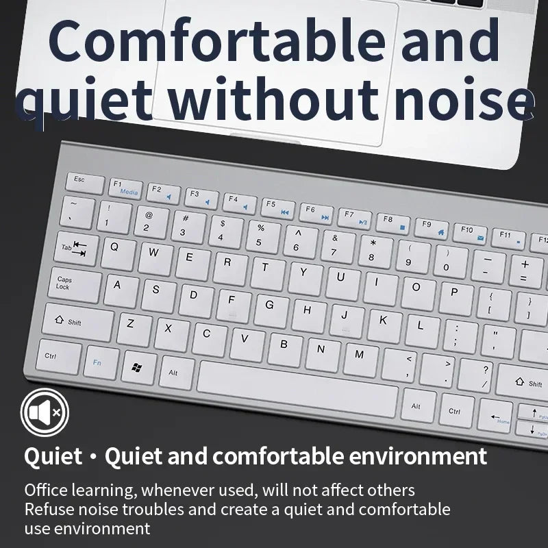 Wireless Keyboard Mouse Bluetooth 5.0