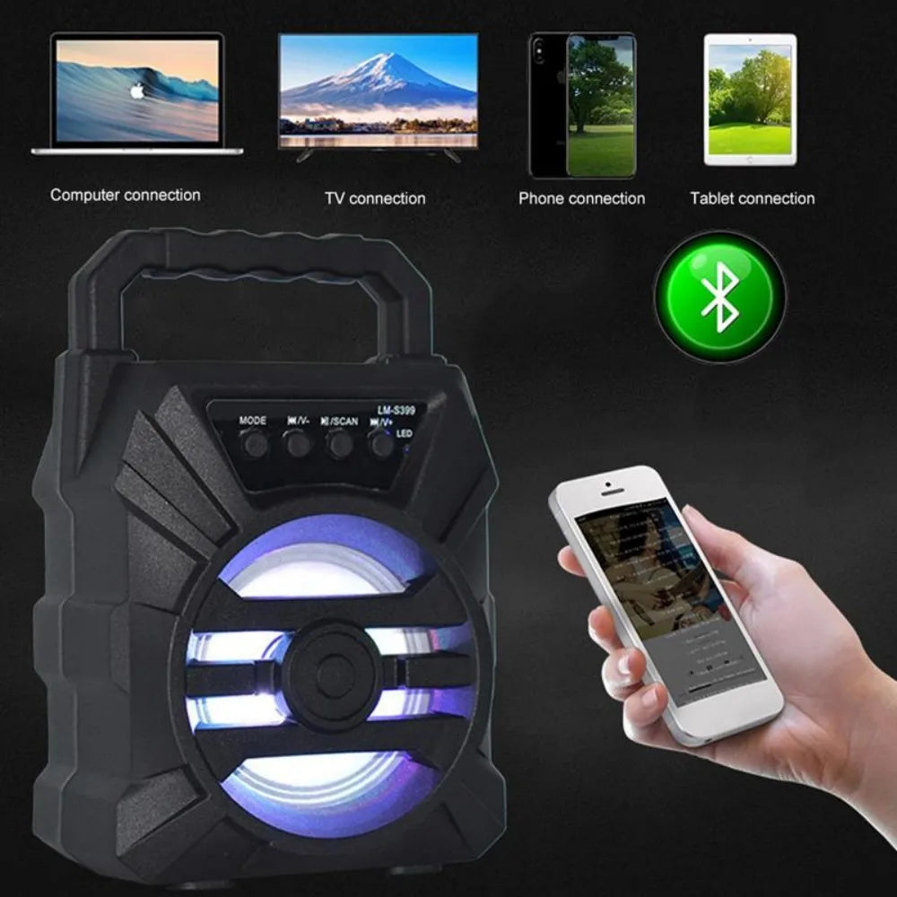 Wireless Bluetooth Speaker with LED