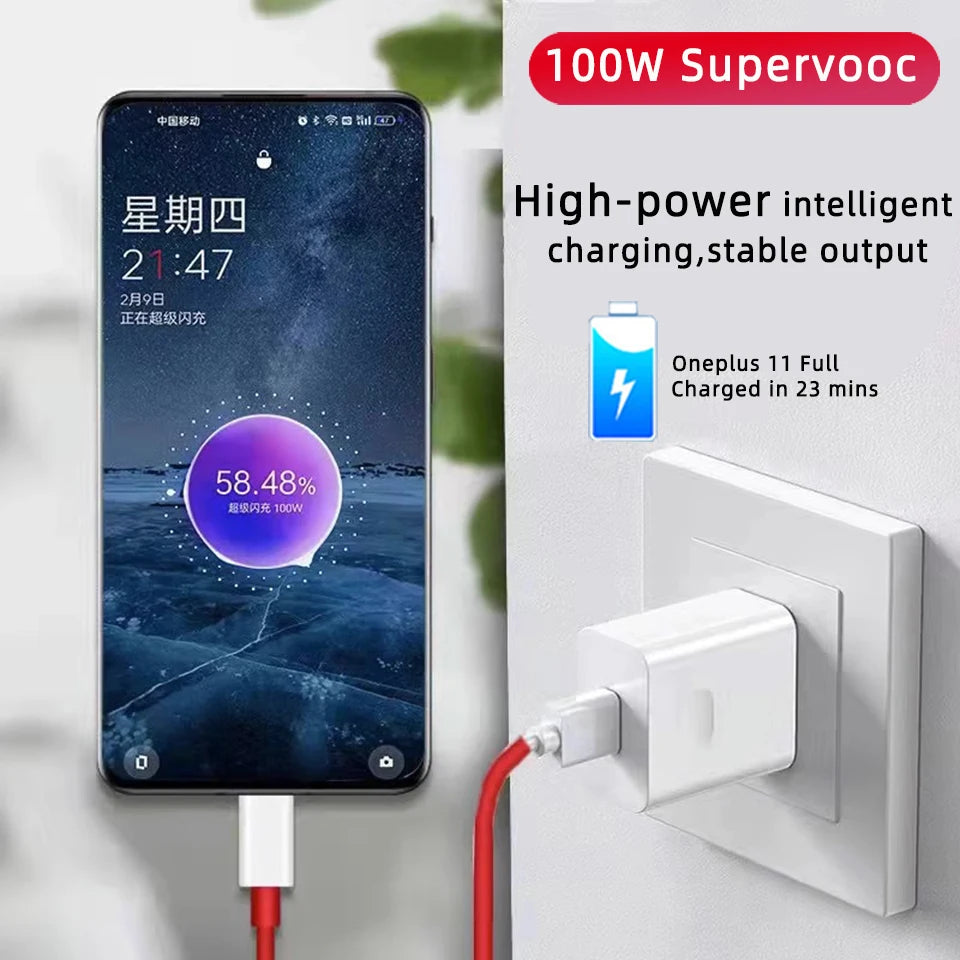 Original  Supervooc 100W Fast Charge