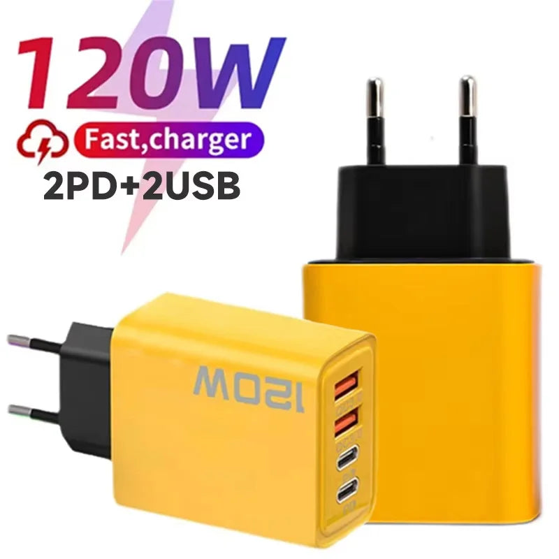 4 Port USB C PD Charger