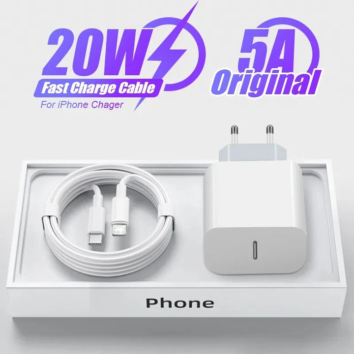 PD Charger 20W Fast Charging