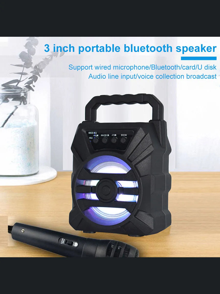 Wireless Bluetooth Speaker with LED