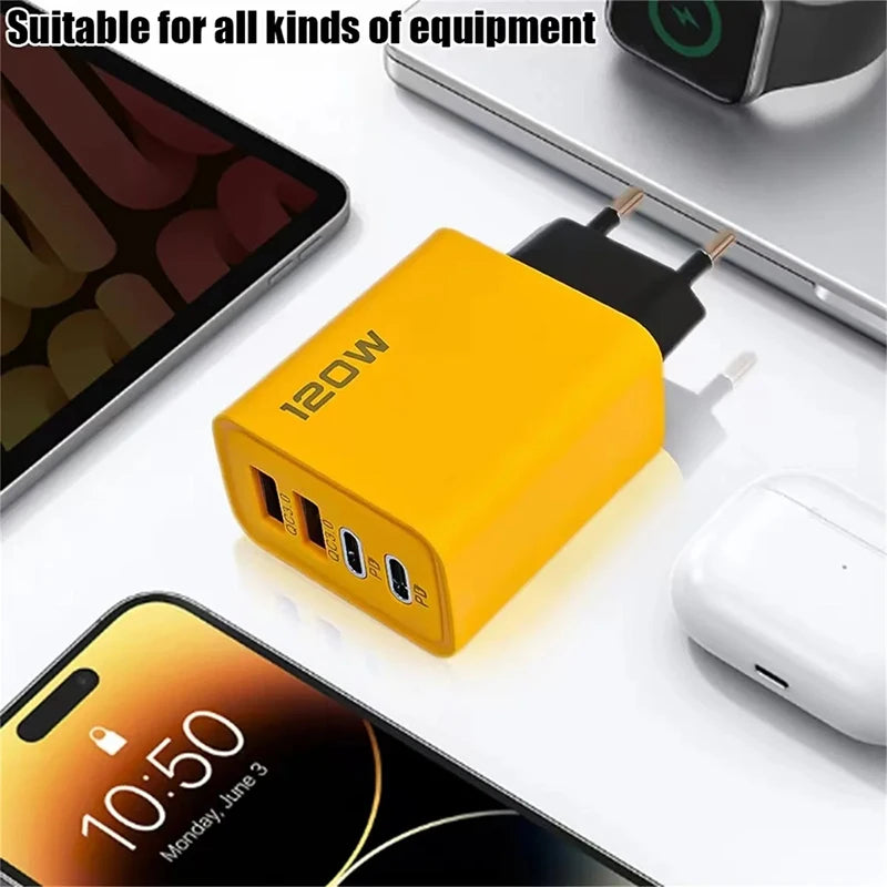 4 Port USB C PD Charger