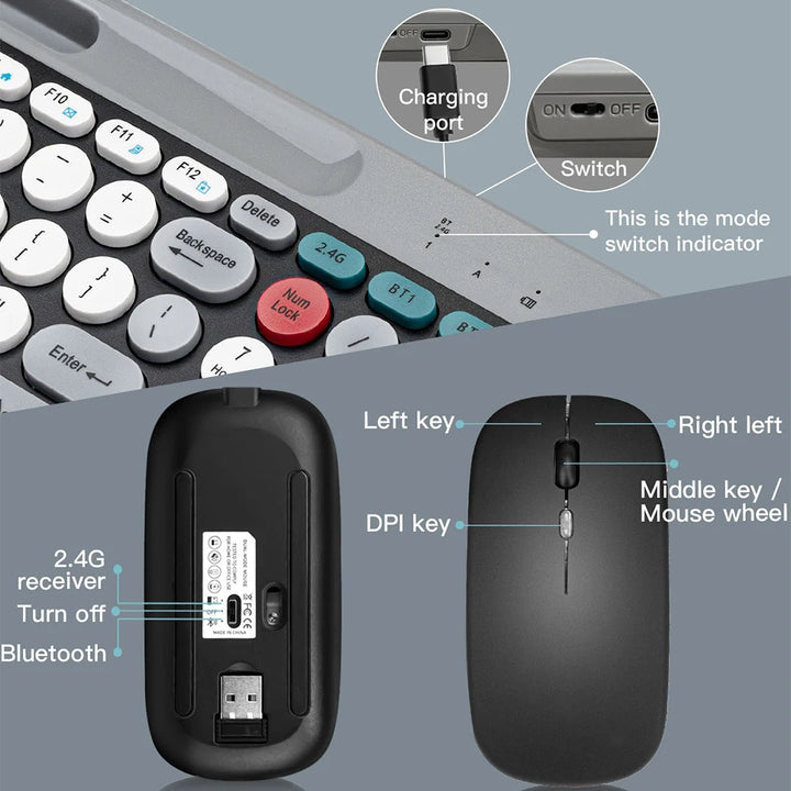 Dual Mode Wireless Keyboard