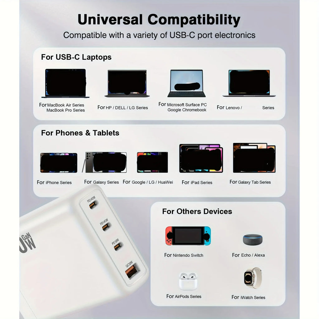 140W Fast Charger Station for Cellphones