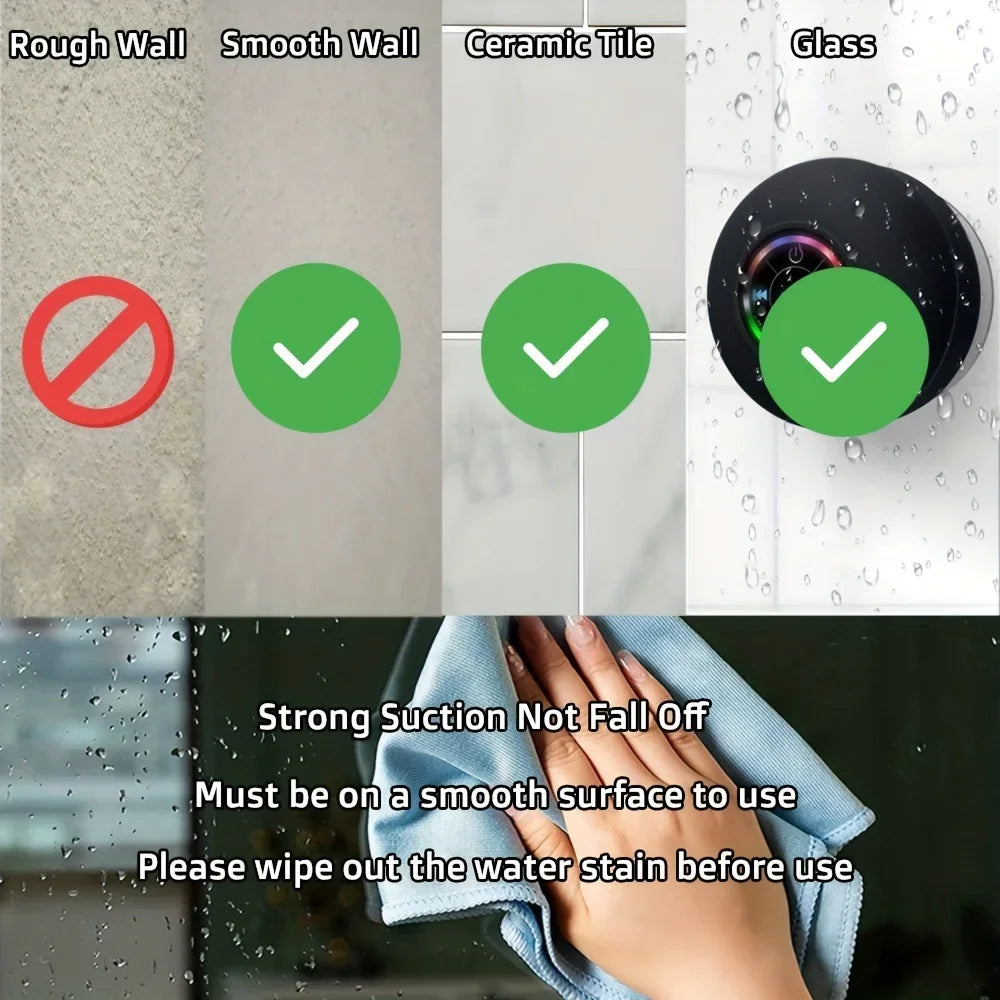 Bathroom Waterproof Bluetooth Speaker