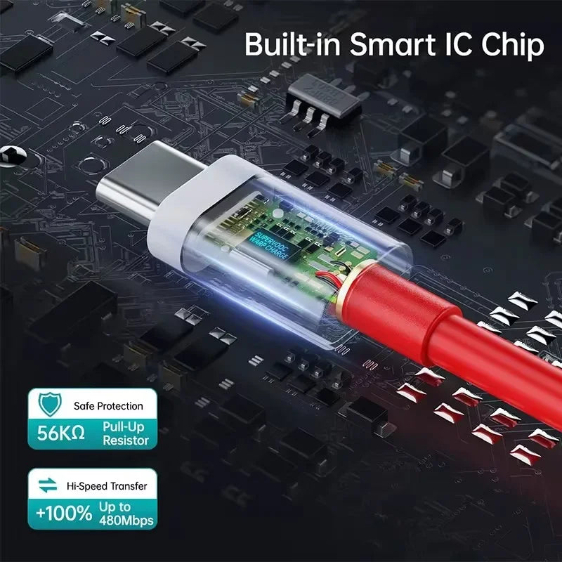 80/100W Type C USB SUPERVOOC 2.0