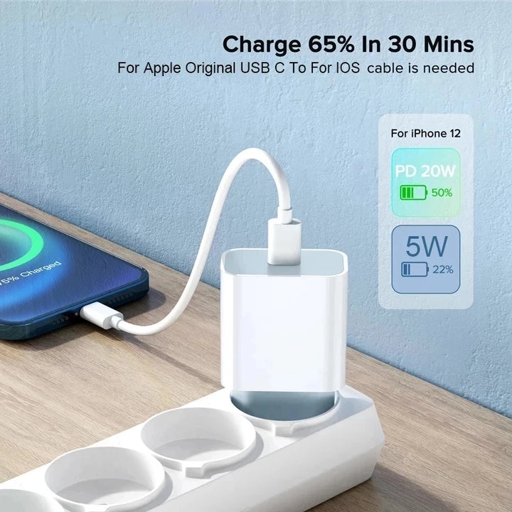 PD Charger 20W Fast Charging
